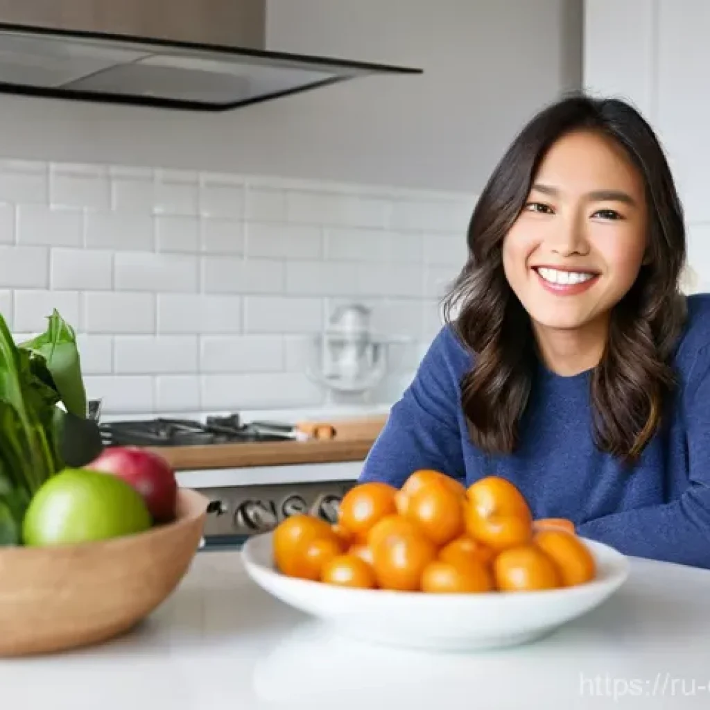우울증 예방을 위한 필수 영양소 - **Prompt 1: "The Radiant Glow of Balanced Nutrition"**
    A bright, wide-angle shot of a young adul...